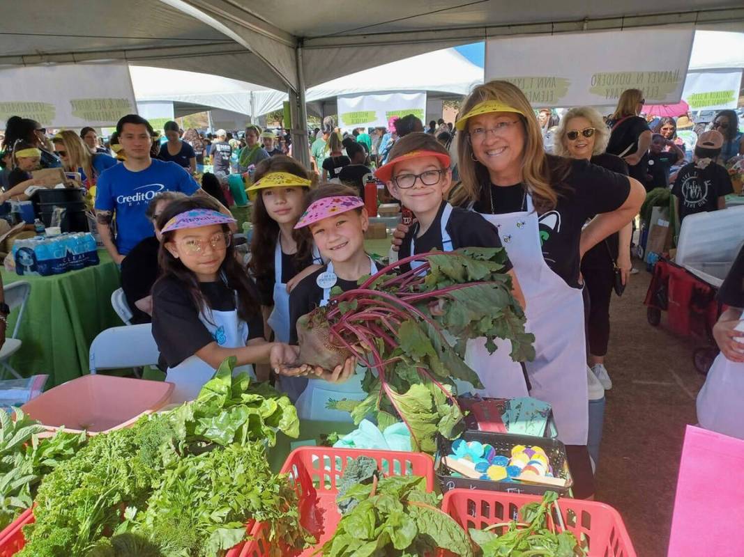 On Earth Day, April 22, Downtown Summerlin hosts the semiannual Giant Student Farmers Market or ...
