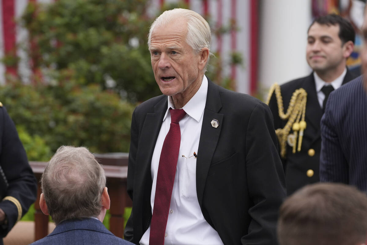 White House trade adviser Peter Navarro. (AP Photo/Evan Vucci)