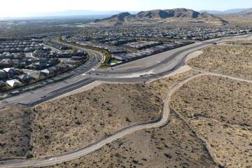 Vacant land in Las Vegas' Summerlin community at the intersection of Alta and Crossbridge drive ...