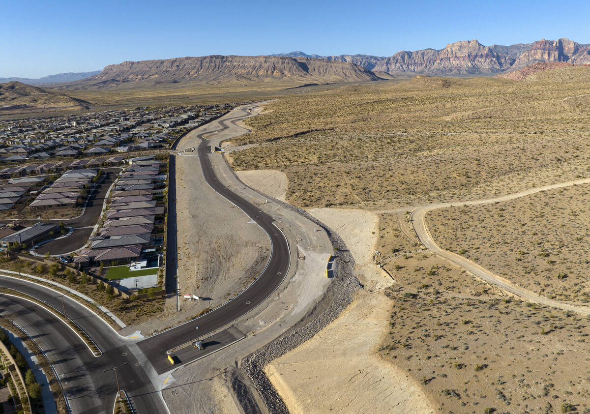 Vacant land in Las Vegas' Summerlin community at the intersection of Alta and Crossbridge drive ...