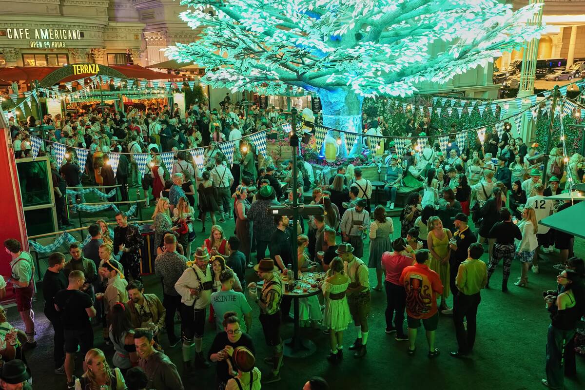 The Green Fairy Garden transforms into Oktoberfest for Absinthe's 14th Anniversary, April 8, 20 ...