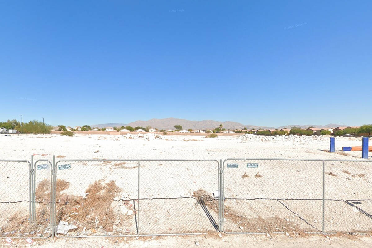 Richmond American Homes recently bought a project site in North Las Vegas, seen here in October ...