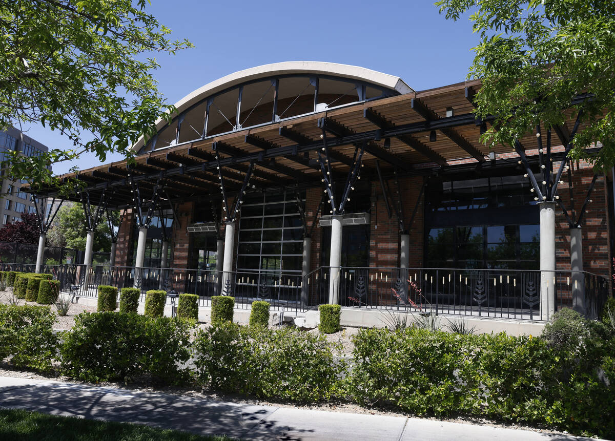 The former Gordon Biersch building at 3987 Paradise Rd. is seen, on Friday, April 11, 2025, in ...