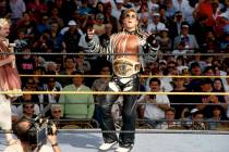 WWE Hall of Famer Shawn Michaels prepares to defend his Intercontinental championship at Wrestl ...