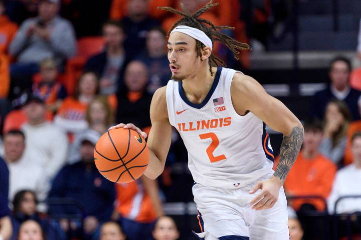 Illinois' Dra Gibbs-Lawhorn during an NCAA college basketball game against UCLA, Tuesday, Feb. ...