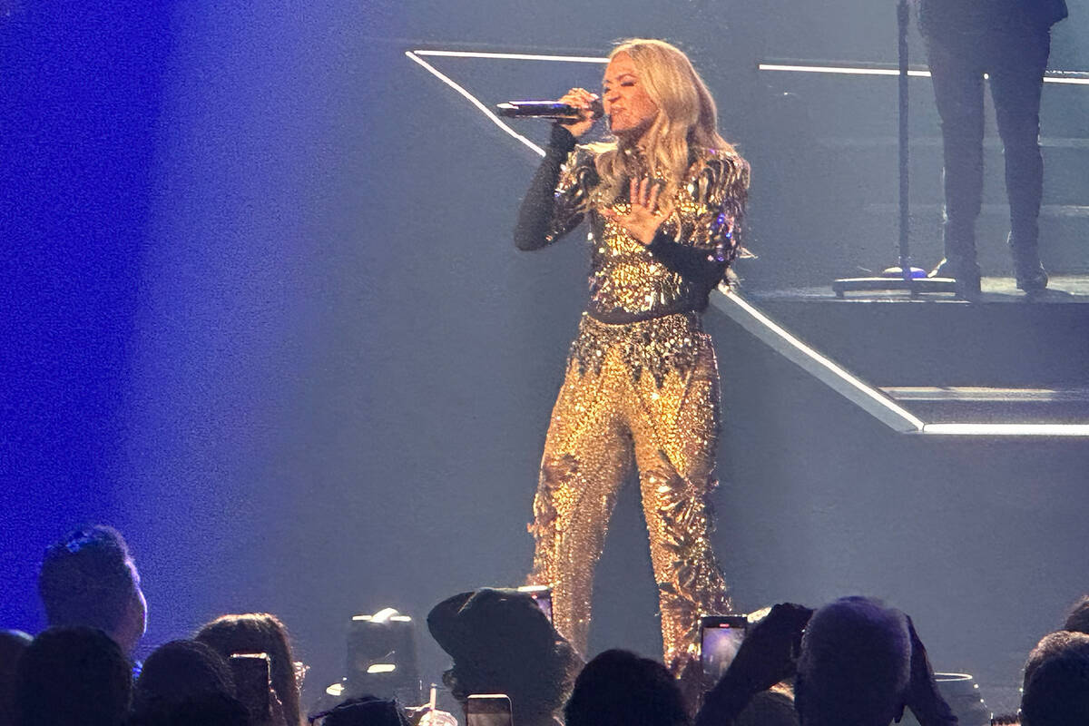 Carrie Underwood closes her "Reflection" residency at Resorts World Theatre on Saturday, April ...