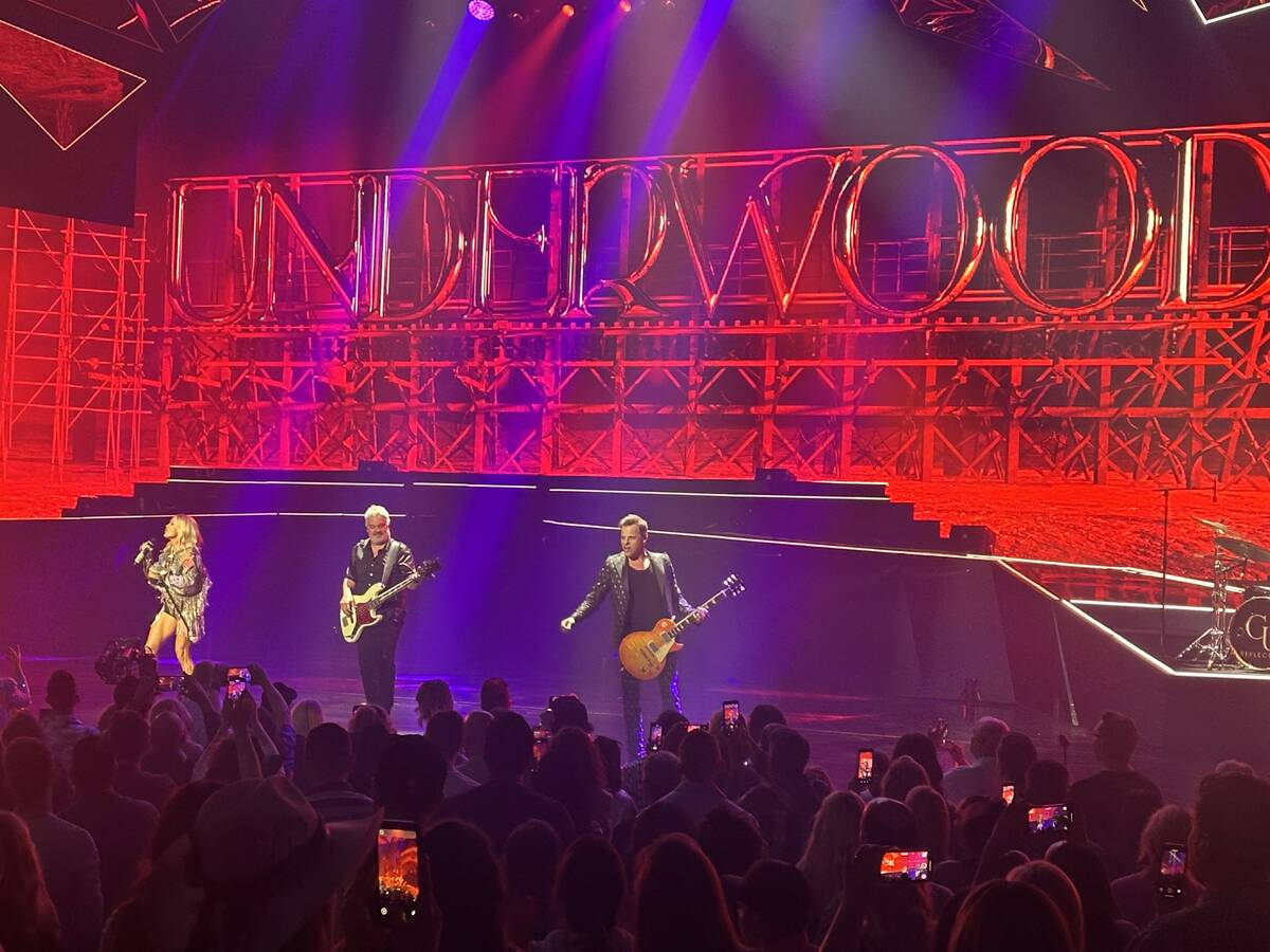 Carrie Underwood closes her "Reflection" residency at Resorts World Theatre on Saturday, April ...