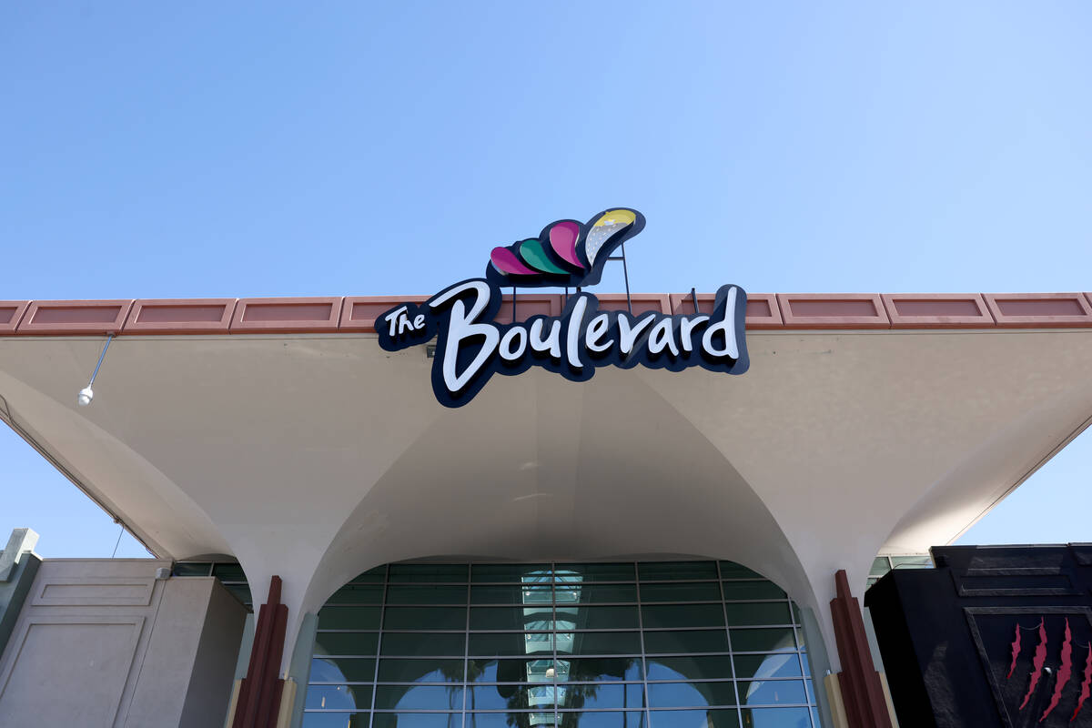 The Boulevard Mall is shown on Maryland Parkway in Las Vegas Tuesday, Sept. 24, 2024. (K.M. Can ...
