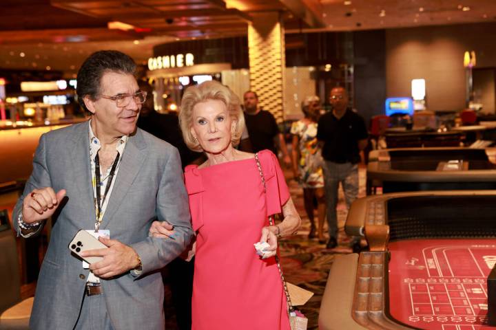 Elaine Wynn, who with her husband Steve Wynn developed The Mirage, takes one final stroll aroun ...