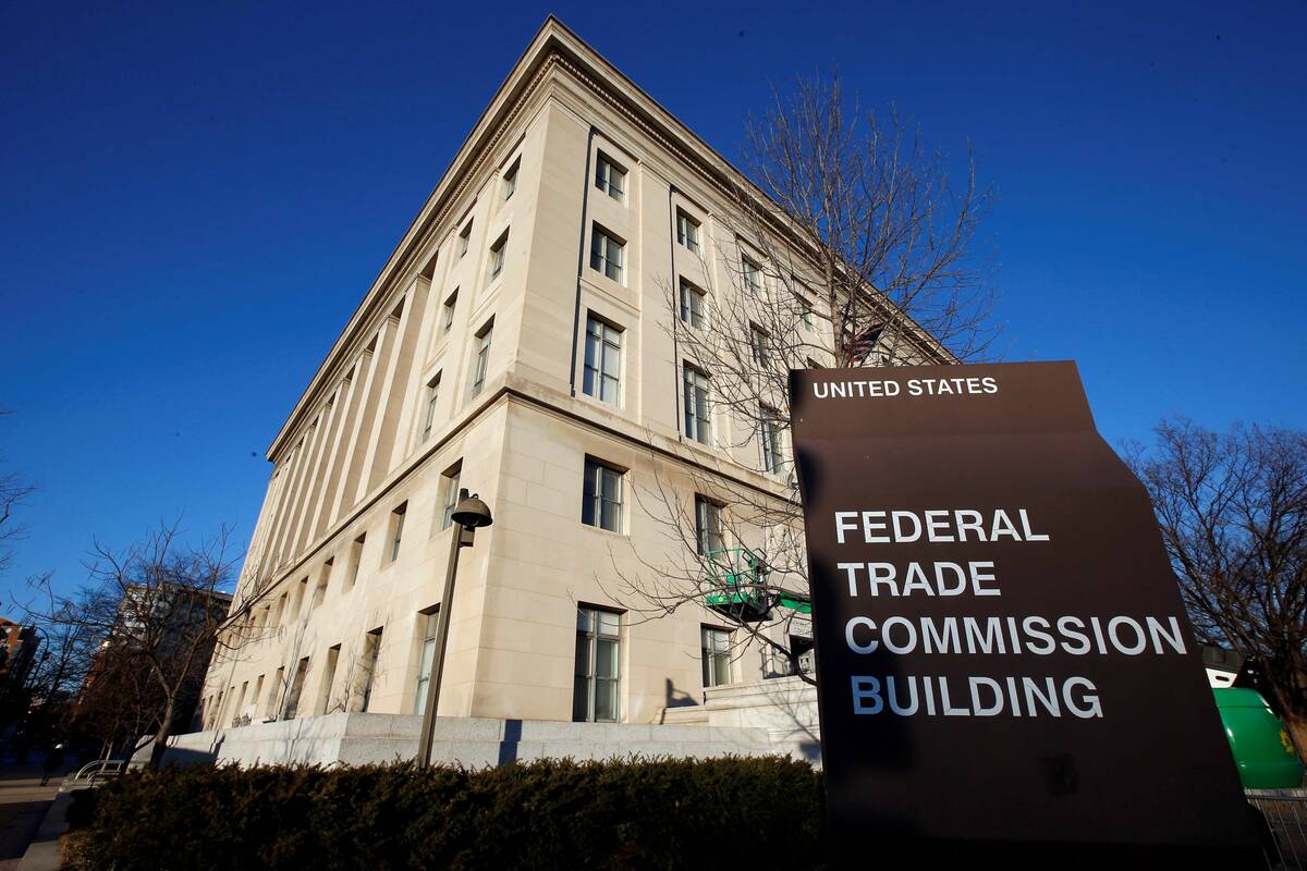 This Jan. 28, 2015, file photo, shows the Federal Trade Commission building in Washington. (AP ...