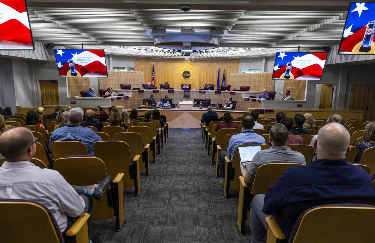 The Henderson City Council holds a special session and presentation after winning the 2024 Malc ...