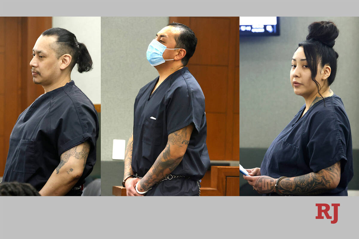 Christian Juarez, left, Juan Juarez and Janet Juarez, right, admitted to fatally shooting Antho ...
