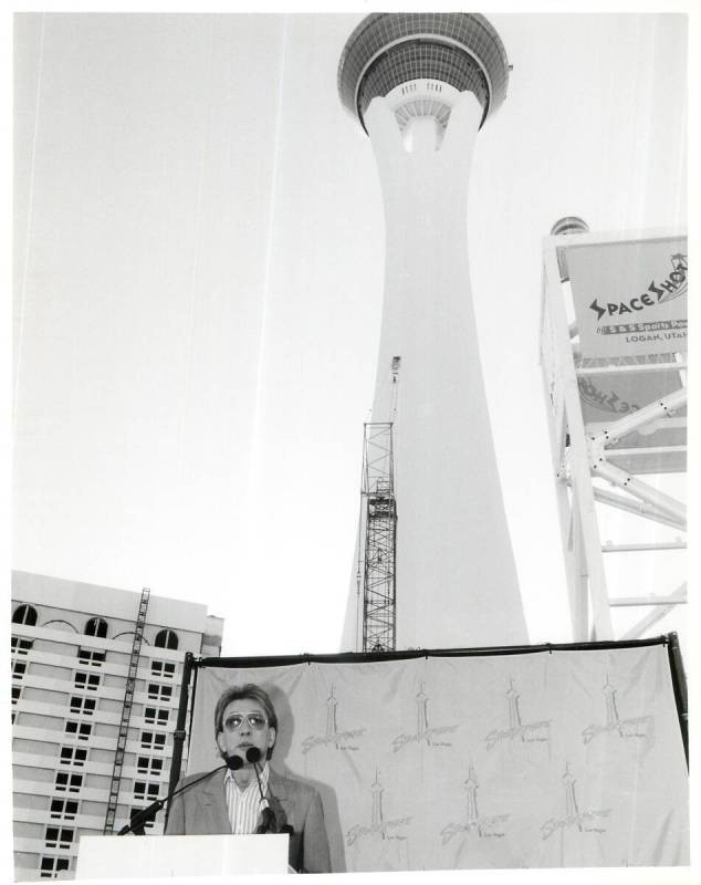 Bob Stupak in Las Vegas on Nov. 4, 1995. Robert Edward Stupak was a Las Vegas casino owner and ...
