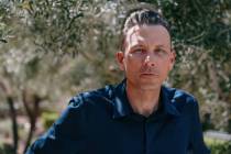 Brandon Davis, president of think tank DOGE NEVADA, stands for a portrait on Friday, April 11, ...