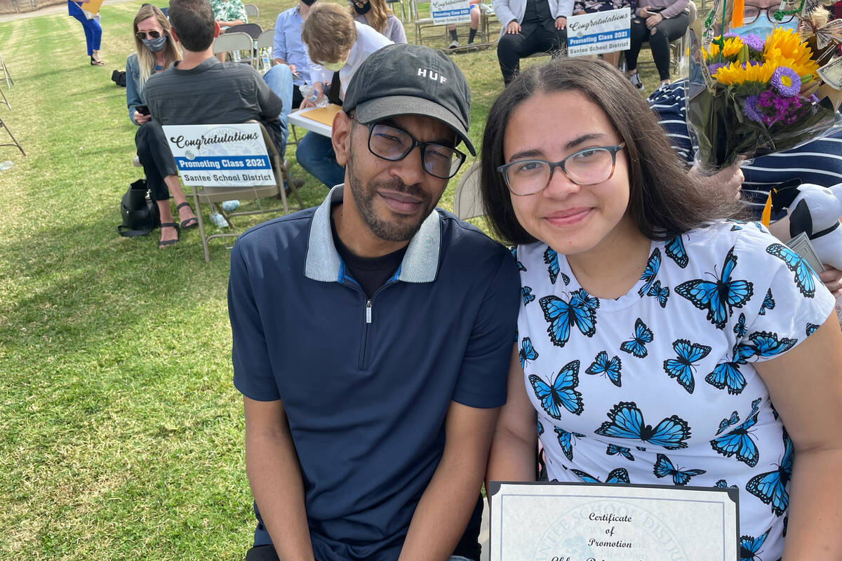 Steven Lopez and his daughter, Chloe, in an undated photo. (Courtesy Aletheia Landon)