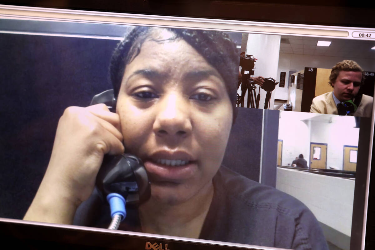Paris Paradise Morton, who legally changed her name from Lakeisha Nicole Holloway, talks to the ...