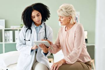 "Even if you're menopausal or postmenopausal, you need to be evaluated for whether you nee ...