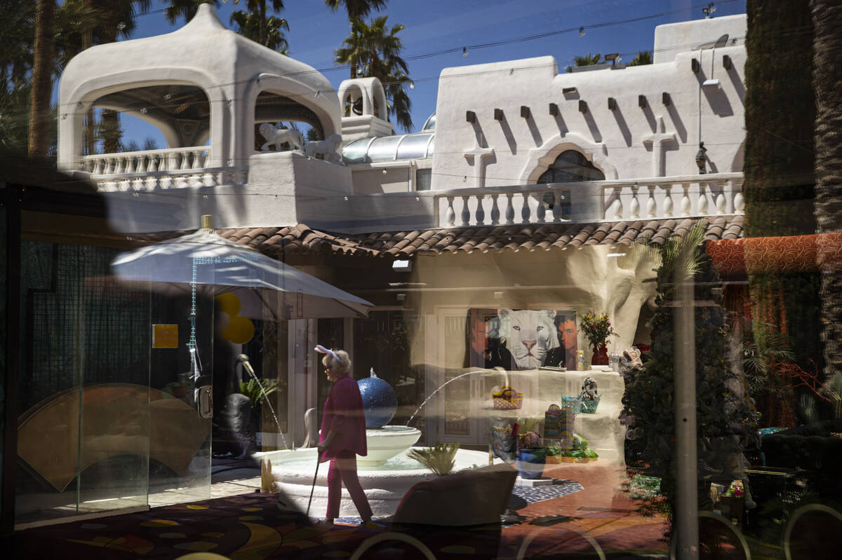 Lynette Chappell, who was known as Siegfried & Roy's “Evil Queen,” passes by ...