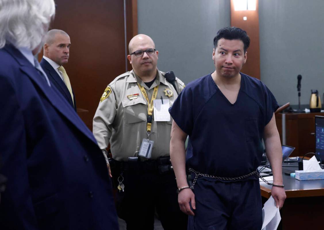Yoni Barrios, who pleaded guilty but mentally ill to a series of fatal stabbings on the Strip, ...