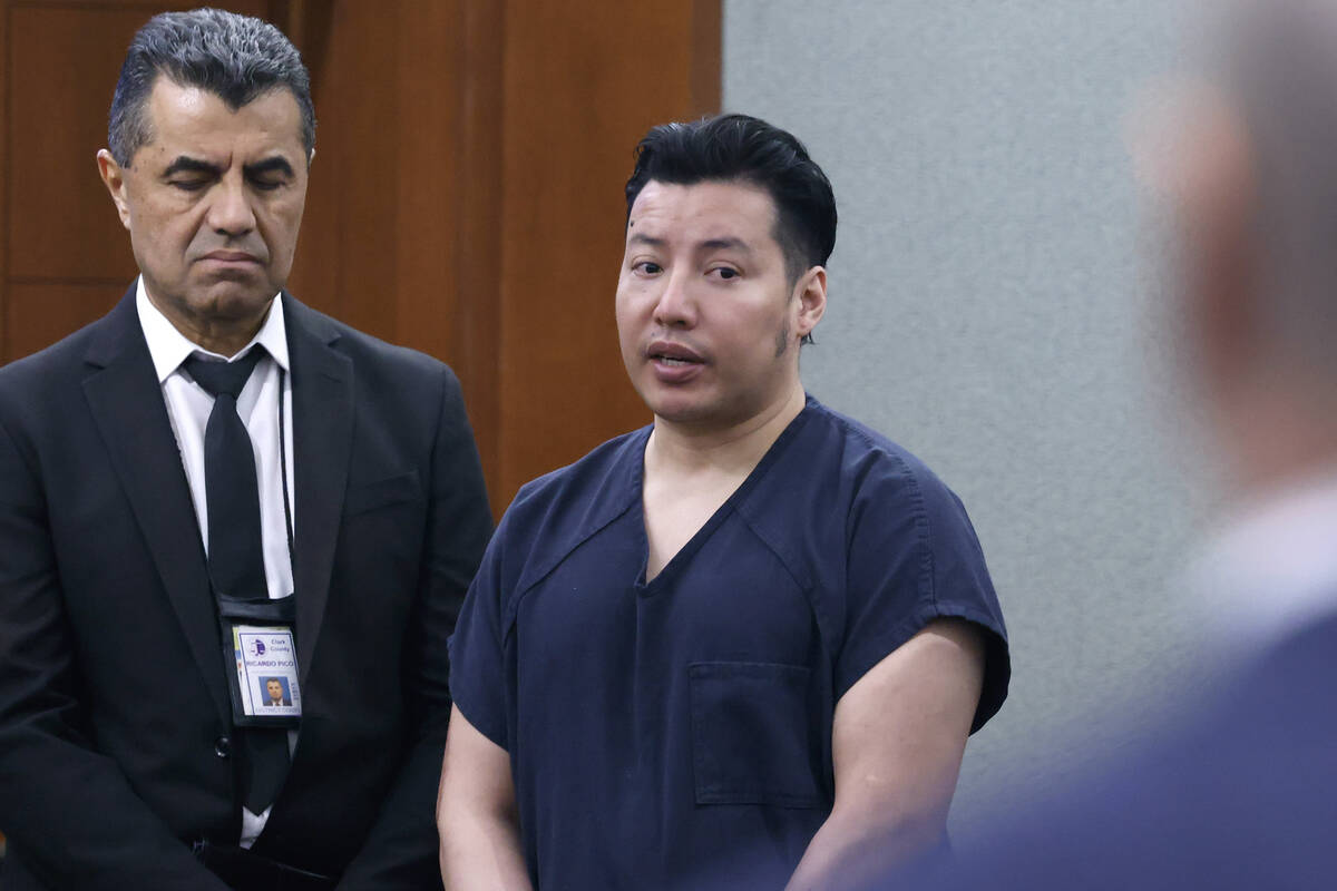 Yoni Barrios, who pleaded guilty but mentally ill to a series of fatal stabbings on the Strip, ...