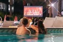 The Oasis Cinema Club returns to the Fontainebleau pool this summer. (Fontainebleau Las Vegas)