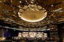 Clique Bar & Lounge, as it appears before its closing on May 1, 2025, at The Cosmopolitan o ...