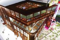 An artist's rendering of Bottle Blonde, a restaurant and nightlife venue planned for the Las Ve ...