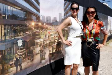Anna Olin, left, co-founder & COO of Midtown Las Vegas, and Weina Zhang, founder and CEO, p ...