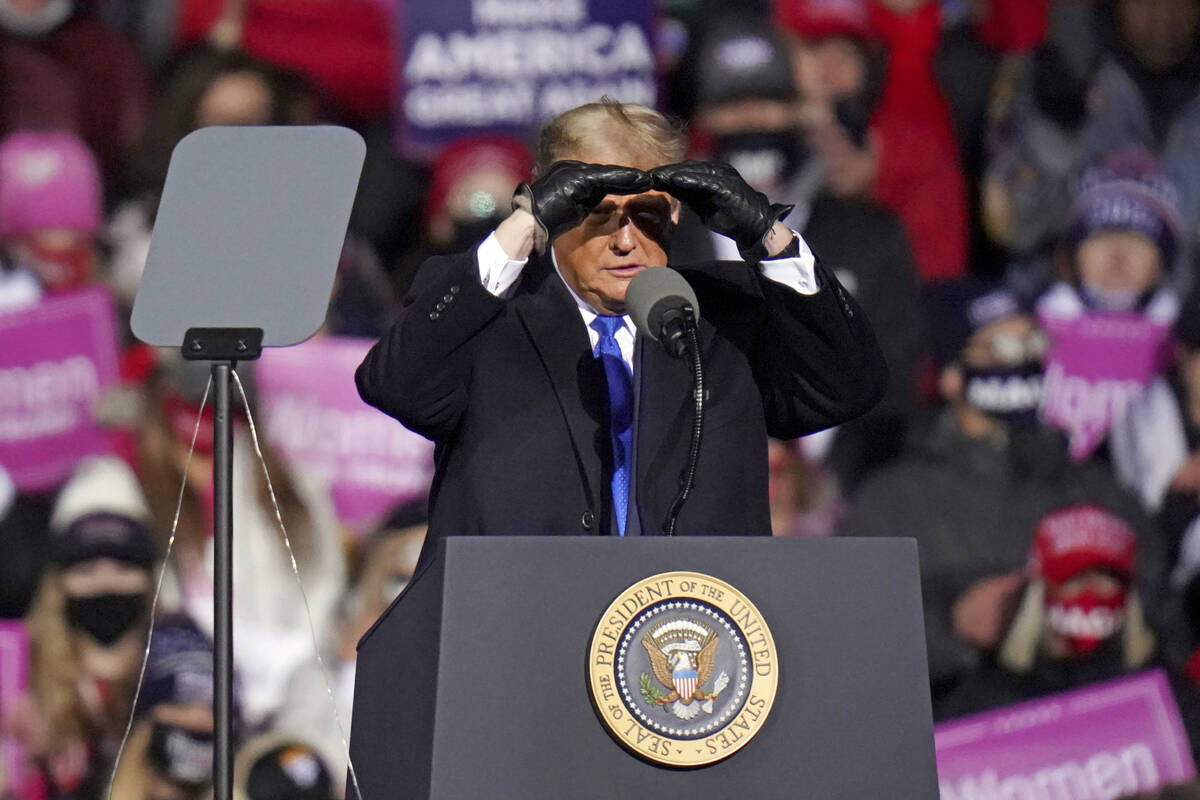 President Donald Trump. (AP Photo/Nati Harnik)