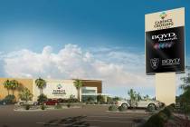This artist's rendering shows what Cadence Crossing casino will look like when it is completed ...