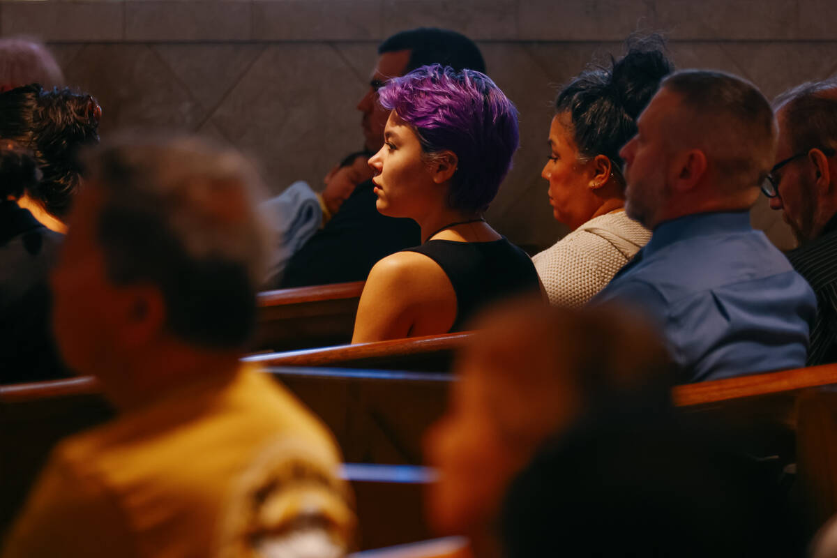 The Catholic community in the Archdiocese of Las Vegas came together on Friday, April 25, 2025, ...