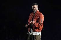 Justin Timberlake performs at the Estereo Picnic music festival in Bogota, Colombia, Friday, Ma ...