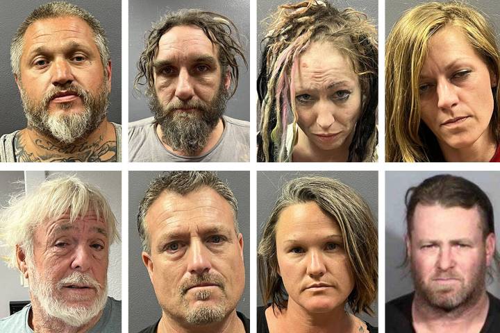 Top row, from left: Randall Moore, Anthony Wadley, Jeanna Kreamier, Stephanie Williams. Bottom ...