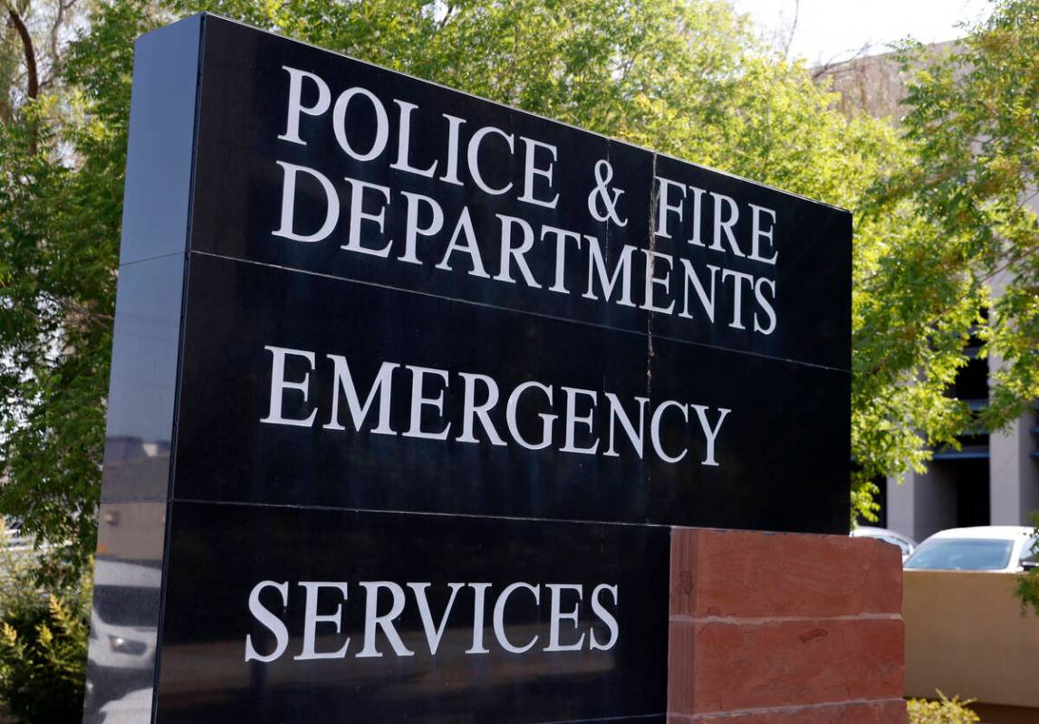 Henderson Police and Fire Departments pictured, on Thursday, July 25, 2024. (Bizuayehu Tesfaye/ ...