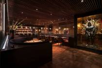 The entrance to Nomikai sushi restaurant and speakeasy on in The Venetian on the Las Vegas Stri ...