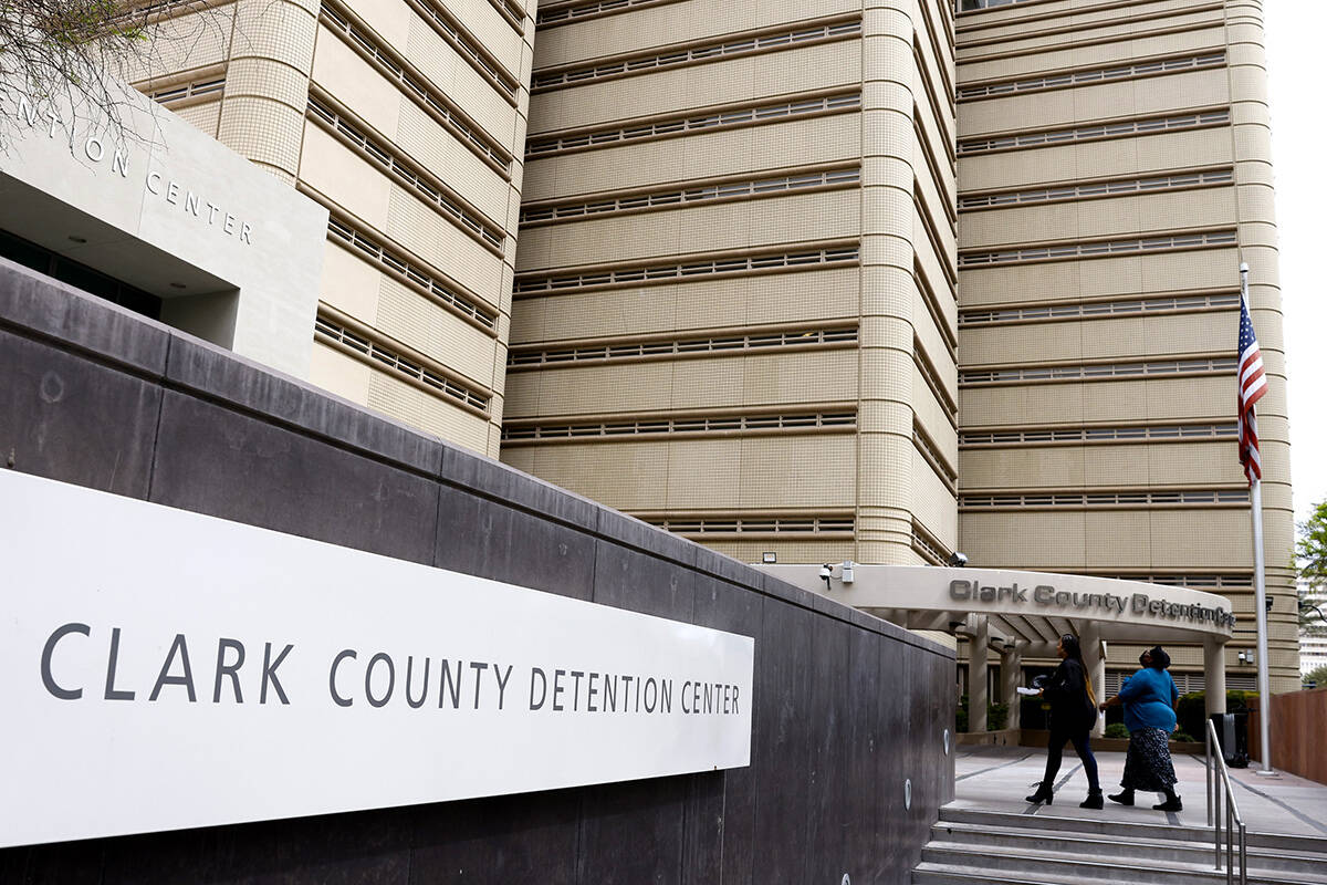The Clark County Detention Center at 330 S. Casino Center Blvd., is pictured, on Thursday, Apri ...