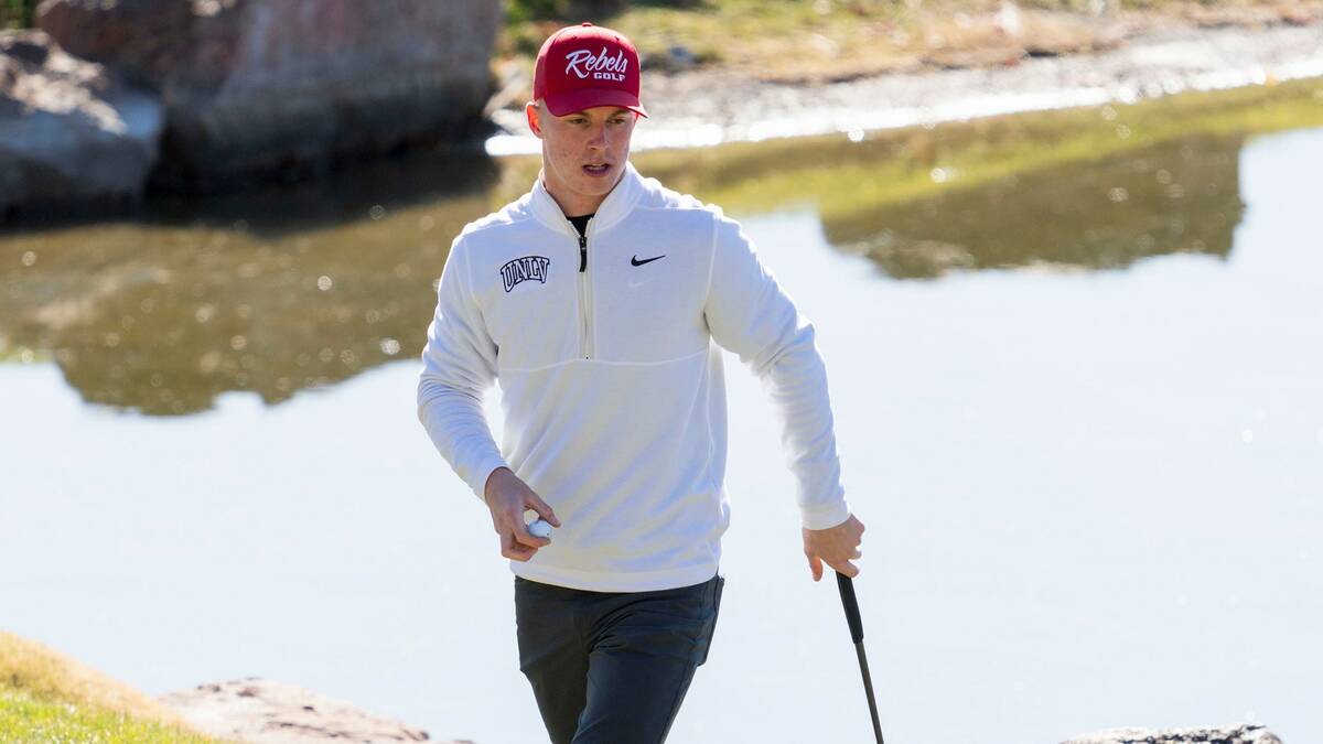 UNLV sophomore Zach Little won the John Burns Intercollegiate in Lihue, Kauai, Hawaii in Februa ...