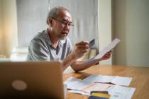 According to a recent AARP report, 52 percent of adults ages 50 to 64 have credit card debt. (G ...