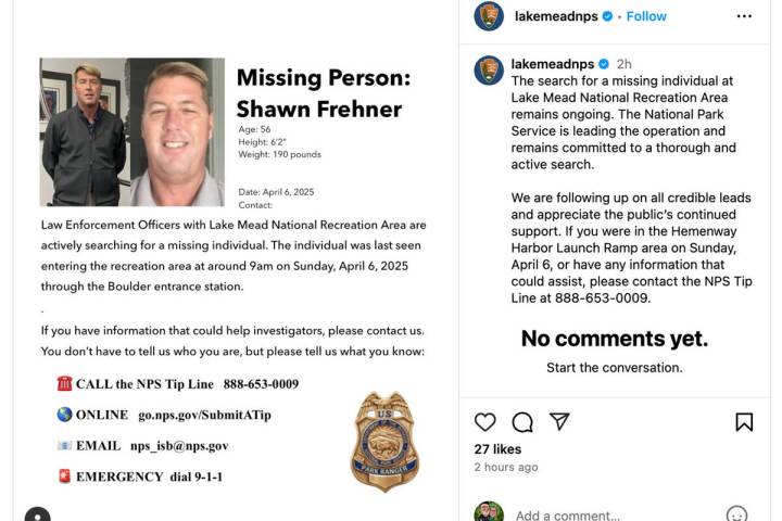 This screenshot of an Instagram post from the National Park Service on Friday, April 11, 2025, ...