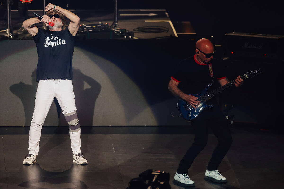 Sammy Hagar performs during the “Sammy Hagar: The Best of All Worlds Stays in Vegas&#x20 ...