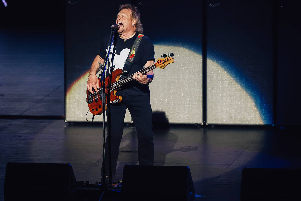 Michael Anthony performs during the “Sammy Hagar: The Best of All Worlds Stays in Vegas& ...