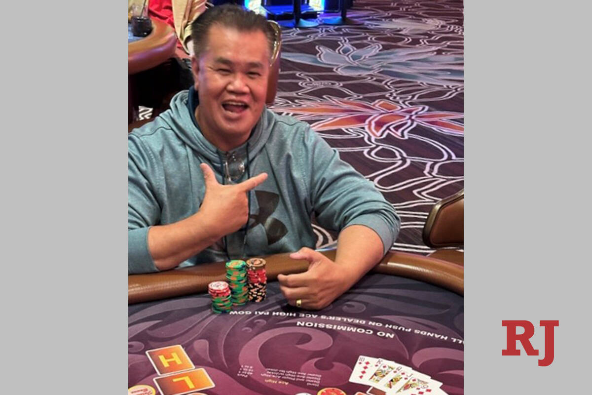 Nestor R. won a $376,013 Pai Gow progressive jackpot with a 7-card straight flush Sunday, May 4 ...