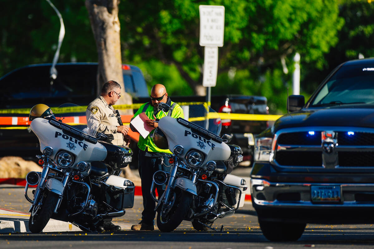 Metro police investigate a car after a female high school student was struck in front of Arbor ...