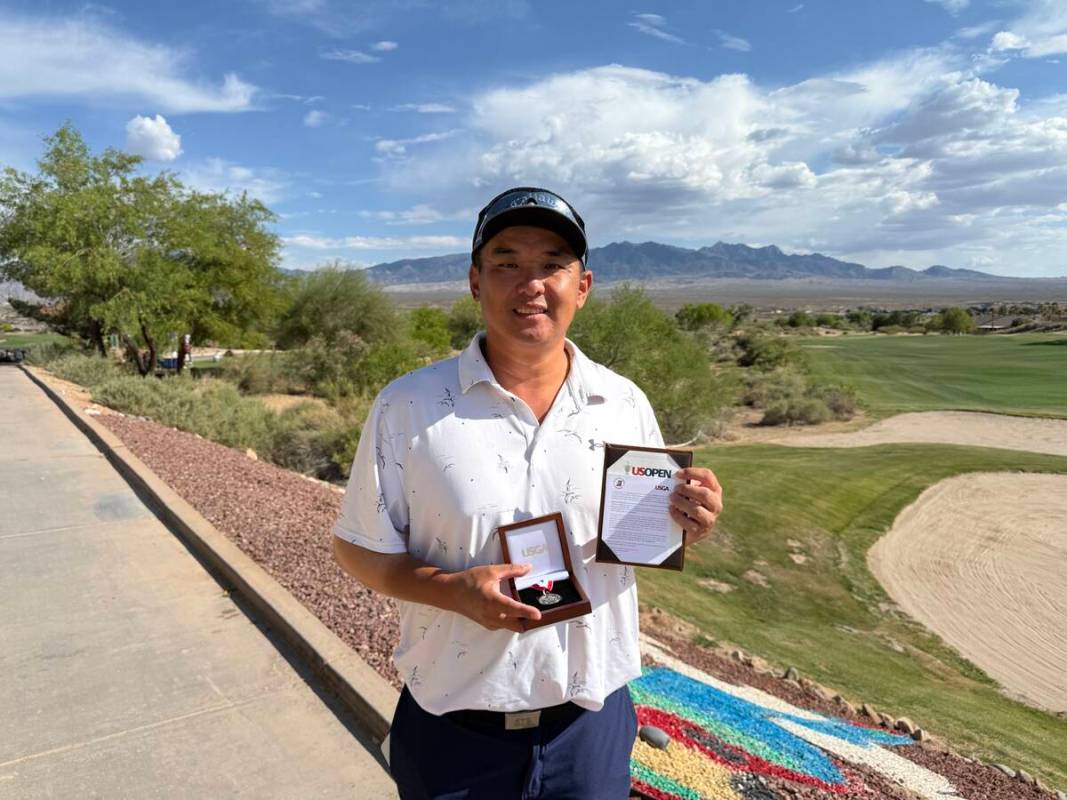 Jerry Chen, co-medalist at the U.S. Open qualifier at CasaBlanca Golf Club in Mesquite. (SNGA)