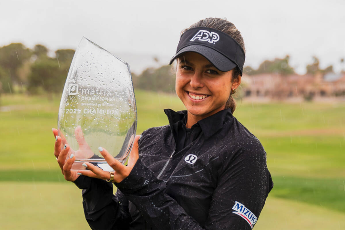 Henderson native Yana Wilson won for the first time on the LPGA’s developmental Epson To ...