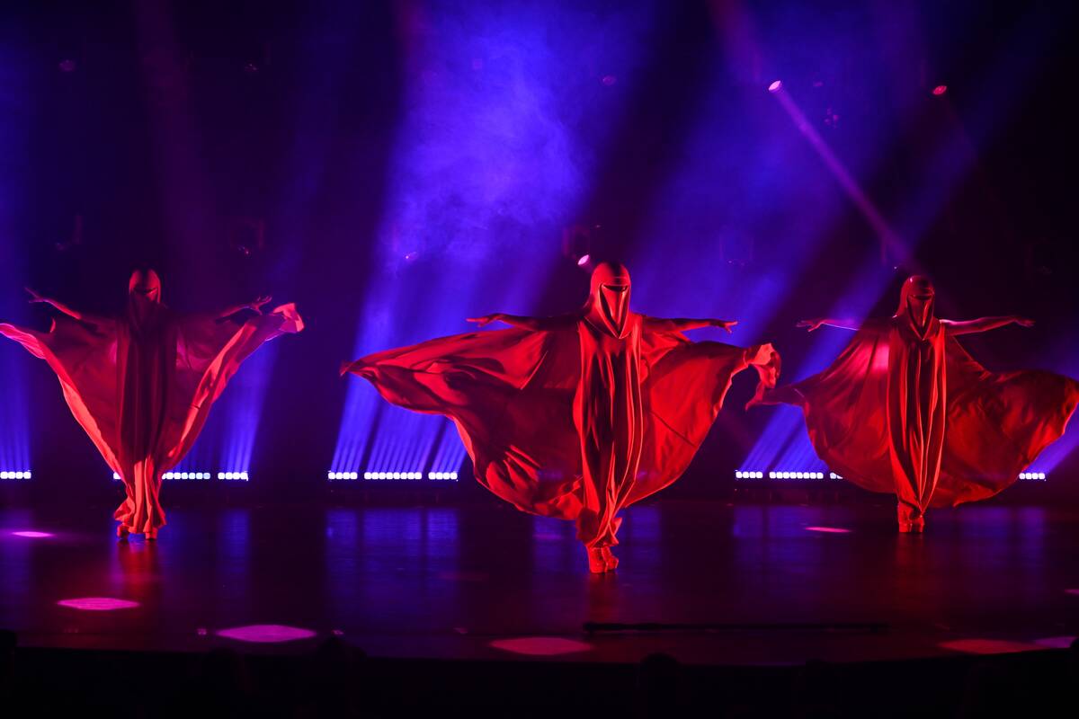 The premiere of "The Empire Strips Back - A Burlesque Parody" at Rio is shown s on May 04, 2025 ...