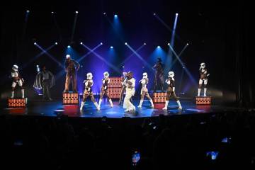 The premiere of A Galaxy Of Glamour: The Empire Strips Back - A Burlesque Parody at Rio Las Veg ...