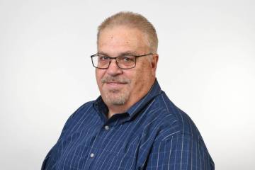 Las Vegas Review-Journal circulation employee Ron Yenkowski Thursday, May 8, 2025, in Las Vegas ...
