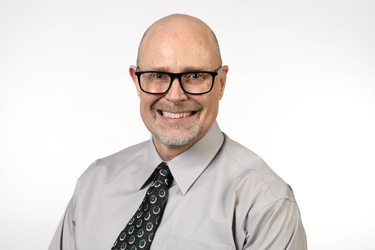 Las Vegas Review-Journal circulation employee Chris Smith Thursday, May 8, 2025, in Las Vegas. ...