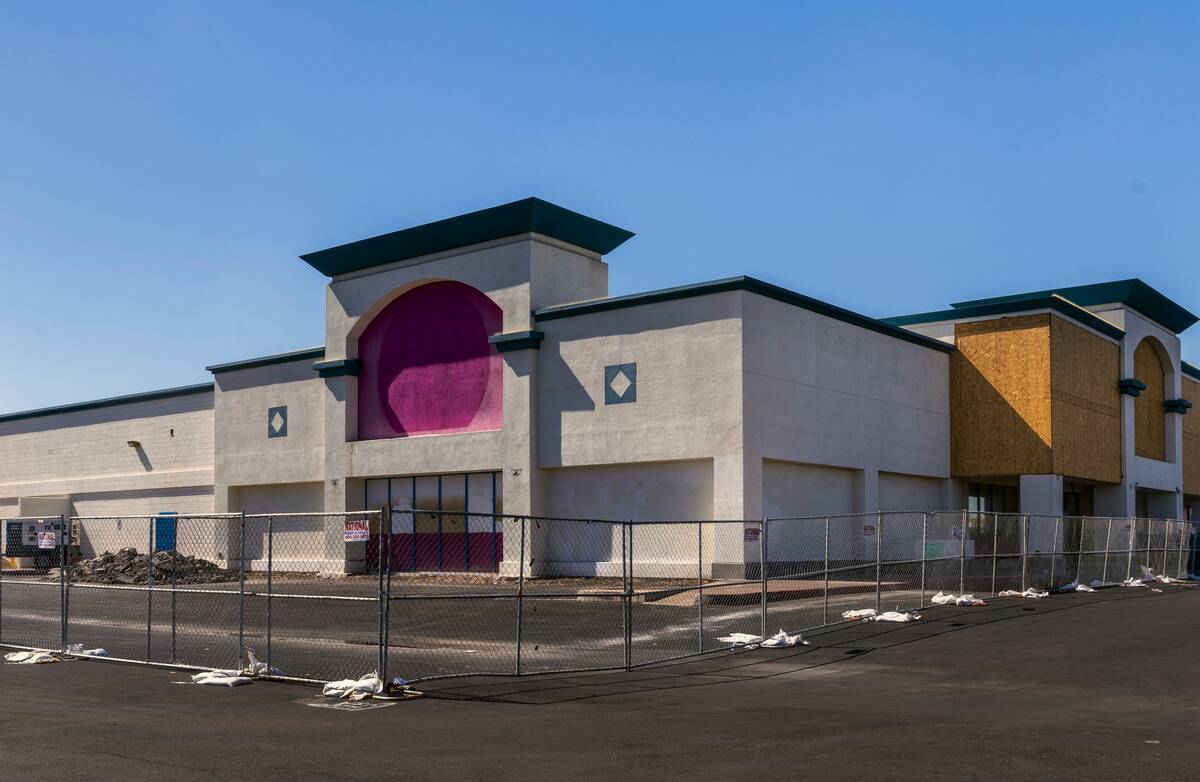 A fourth ALDI store is being installed In the former 99cents store at 1200 South Decatur Boulev ...